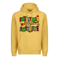 Antique Gold christmas spirit activate Premium Hoodie - AdoDesignShop