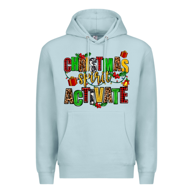 Christmas Spirit Activate Premium Hoodie by AdoDesignShop | Teevron
