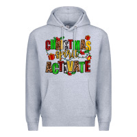 Heather Grey christmas spirit activate Premium Hoodie - AdoDesignShop