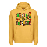 Mustard christmas spirit activate Premium Hoodie - AdoDesignShop