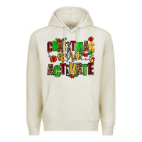 Oatmeal Heather christmas spirit activate Premium Hoodie - AdoDesignShop