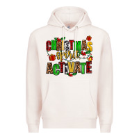 Pale Pink christmas spirit activate Premium Hoodie - AdoDesignShop