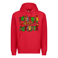 Red christmas spirit activate Premium Hoodie - AdoDesignShop