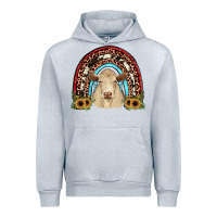Heather Grey charolais  rainbow Urban Hoodie - JahusDesignShop