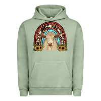 Pigment Oil Green charolais  rainbow Urban Hoodie - JahusDesignShop