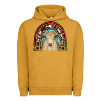 Pigment Peanut Butter charolais  rainbow Urban Hoodie - JahusDesignShop