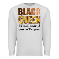 Dove Grey black queen the most powerful piece in the game Premium Sweatshirt - texasbilliewilder