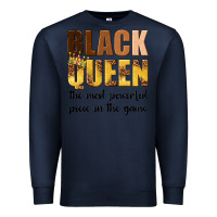 Navy black queen the most powerful piece in the game Premium Sweatshirt - texasbilliewilder
