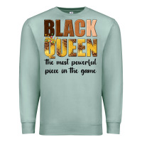 Seafoam black queen the most powerful piece in the game Premium Sweatshirt - texasbilliewilder