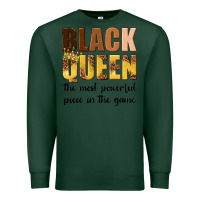 Sports Green black queen the most powerful piece in the game Premium Sweatshirt - texasbilliewilder