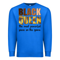 True Royal black queen the most powerful piece in the game Premium Sweatshirt - texasbilliewilder