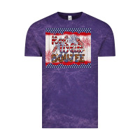 Cloud Purple red white boujee Vintage Tee - Artiststas