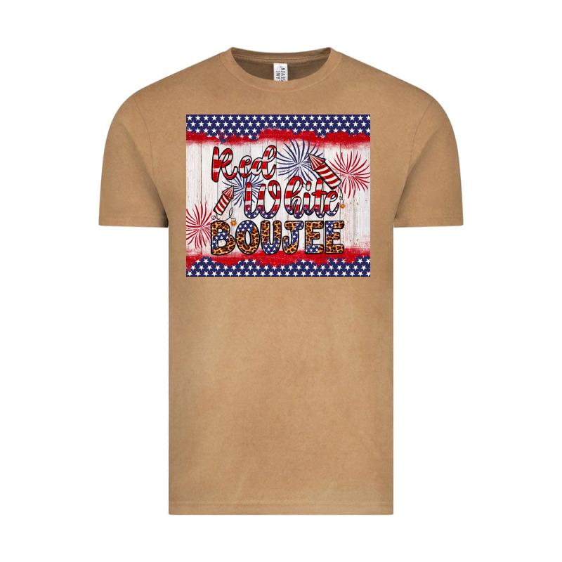 Red White Boujee Vintage Tee by Artiststas | Teevron