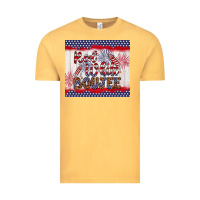 Vintage Mustard red white boujee Vintage Tee - Artiststas