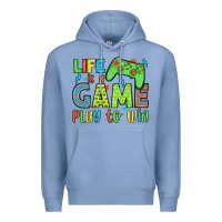 Colony Blue life is a game play to win Premium Hoodie - JahusDesignShop
