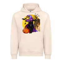 Sandshell black witch cat coffin and moon Urban Hoodie - BundleAndBundleShop