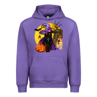 Tulip black witch cat coffin and moon Urban Hoodie - BundleAndBundleShop