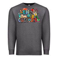 Charcoal Heather school custodian Premium Sweatshirt - Zillion Design Studio