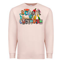 Pale Pink school custodian Premium Sweatshirt - Zillion Design Studio