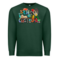 Sports Green school custodian Premium Sweatshirt - Zillion Design Studio