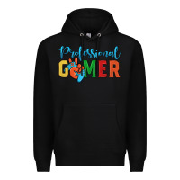 Black professional gamer Premium Hoodie - JahusDesignShop