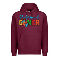 Burgundy professional gamer Premium Hoodie - JahusDesignShop