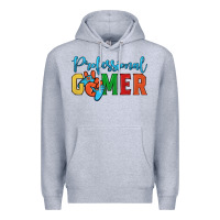 Heather Grey professional gamer Premium Hoodie - JahusDesignShop
