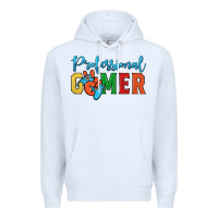 White professional gamer Premium Hoodie - JahusDesignShop