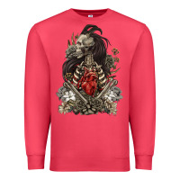 Cardinal floral skeleton Premium Sweatshirt - RanaPortraitStore