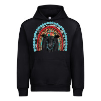 Black black angus  rainbow Urban Hoodie - JahusDesignShop