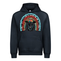 Navy black angus  rainbow Urban Hoodie - JahusDesignShop