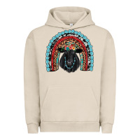 Pigment French Oak black angus  rainbow Urban Hoodie - JahusDesignShop