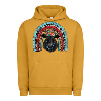 Pigment Peanut Butter black angus  rainbow Urban Hoodie - JahusDesignShop
