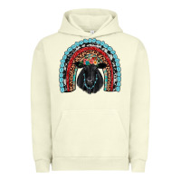 Pigment Pistachio black angus  rainbow Urban Hoodie - JahusDesignShop