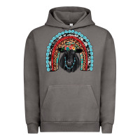 Pigment Tornado black angus  rainbow Urban Hoodie - JahusDesignShop