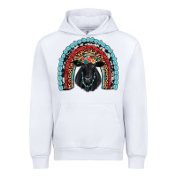 White black angus  rainbow Urban Hoodie - JahusDesignShop