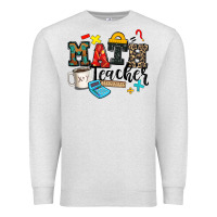 Oatmeal Heather math teacher Premium Sweatshirt - Zillion Design Studio