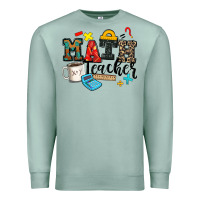 Seafoam math teacher Premium Sweatshirt - Zillion Design Studio
