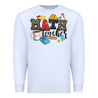 White math teacher Premium Sweatshirt - Zillion Design Studio