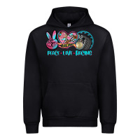 Black peace love racing Urban Hoodie - AdoDesignShop