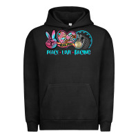 Pigment Black peace love racing Urban Hoodie - AdoDesignShop