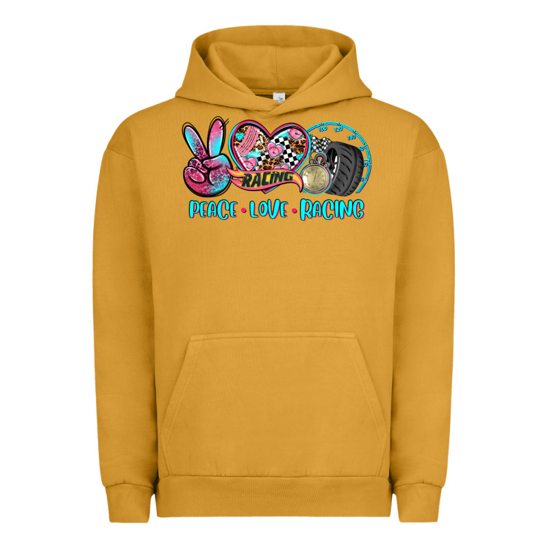 Peace Love Racing Urban Hoodie by AdoDesignShop | Teevron