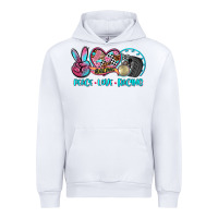 White peace love racing Urban Hoodie - AdoDesignShop