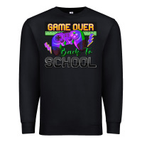 Black game over back to school Premium Sweatshirt - Zillion Design Studio