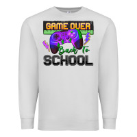 Dove Grey game over back to school Premium Sweatshirt - Zillion Design Studio