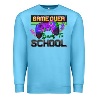Ocean Blue game over back to school Premium Sweatshirt - Zillion Design Studio