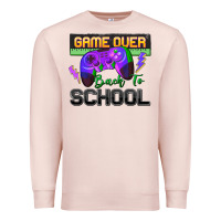 Pale Pink game over back to school Premium Sweatshirt - Zillion Design Studio