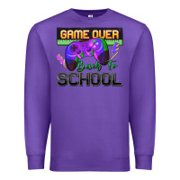 Purple game over back to school Premium Sweatshirt - Zillion Design Studio
