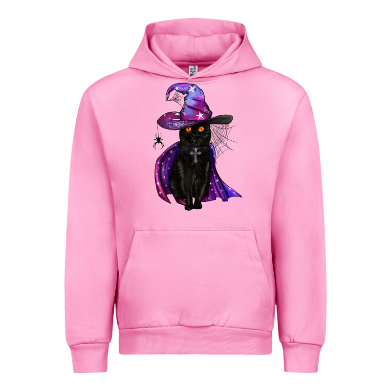 Black Witch Cat Urban Hoodie by BundleAndBundleShop | Teevron