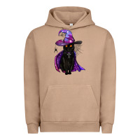 Pigment Burro black witch cat Urban Hoodie - BundleAndBundleShop